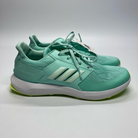 Adidas Rapidarun Womens Running Shoes Green Sz 6 - Picture 2 of 10